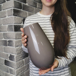 🌸 Ваза керамическая мокко Капля | h — 27 см; d — 16 см — 8 марта у Феи