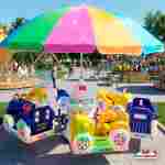 Электрическая Аттракцион карусель «Дружные машинки», 3,5х2,8 м