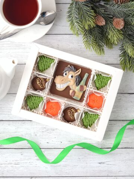 Набор шоколадный "Новогоднее настроение" #3 с символом года 2026