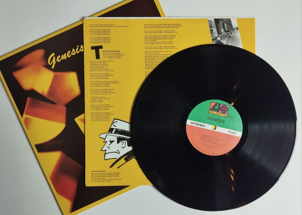 Винтажная виниловая пластинка LP Genesis Mama (USA 1983)