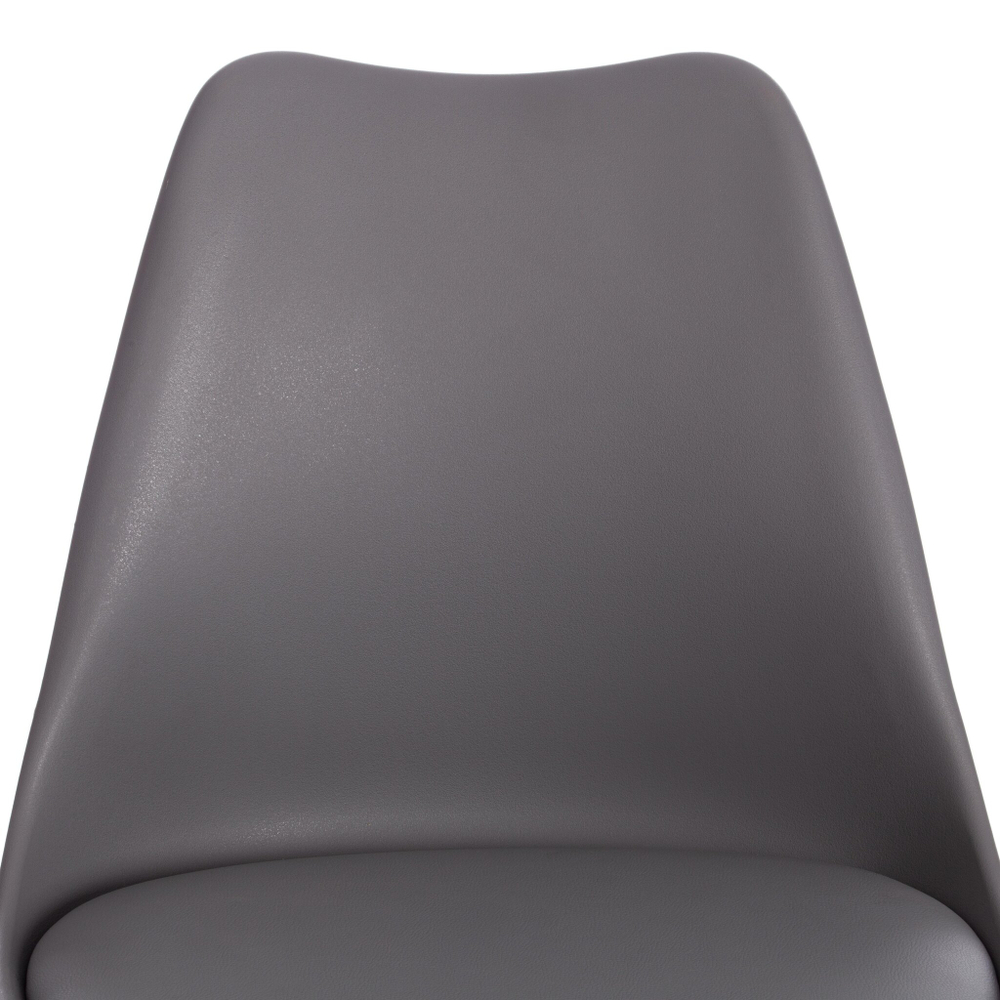 Стул TULIP IRON CHAIR (mod.EC-123) металл/пластик, 54,5*48*83,5см, серый