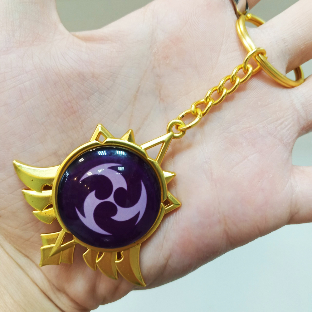 Брелок светящийся "Genshin Impact / Геншин - Мондштадт"