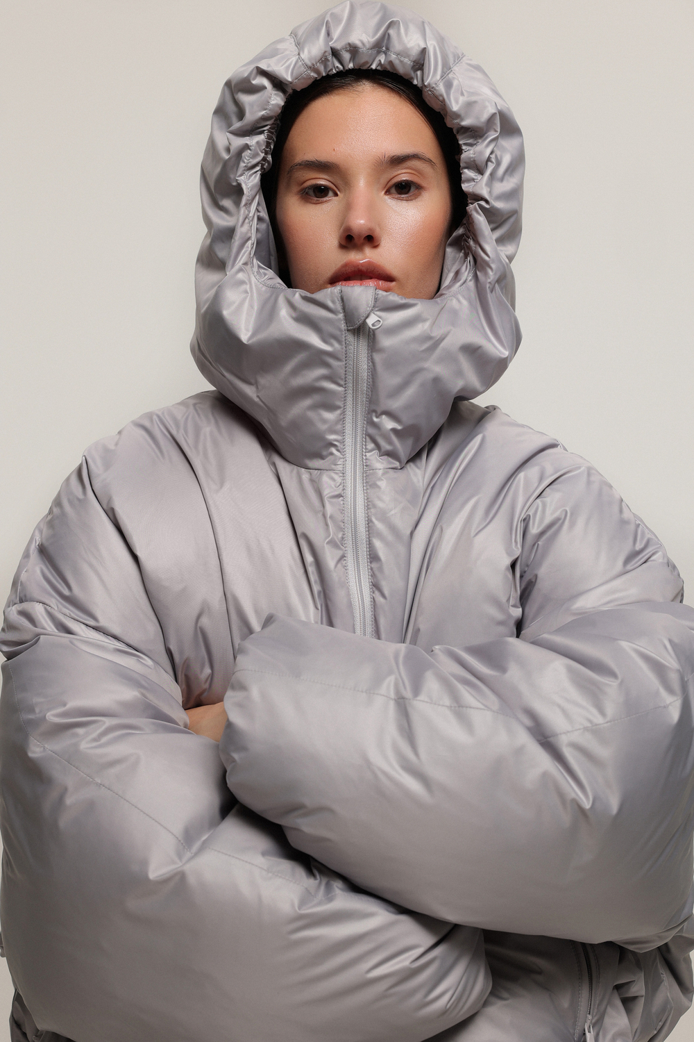 Пуховик укороченный