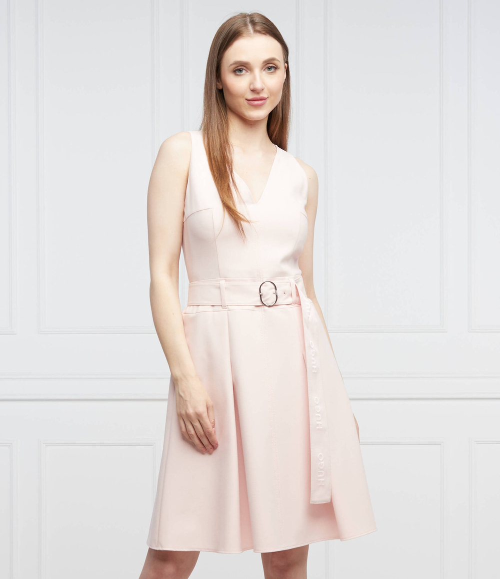 Платье с ремешком Kimaika HUGO - пудро-розовый(50471780)