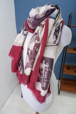 Палантин Fabretti вискозный