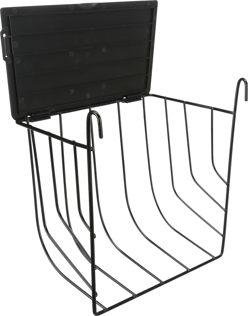 Кормушка для сена подвесная, металл, 25 х 18 х 12 см, черный, Trixie