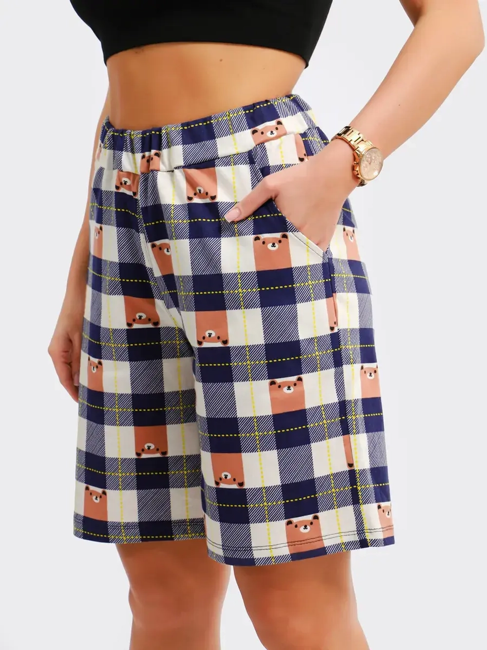 Шорты женские большие размеры