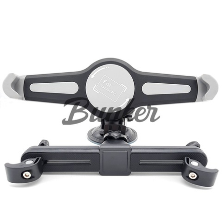 Perfeo-703 Держатель для планшета 9"-11"/2 в 1 на стекло или подголовник/угловой/ чер, (шт.)