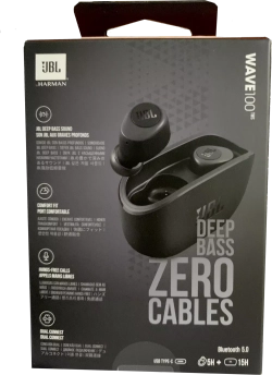Беспроводные наушники JBL Wave 100TWS Black