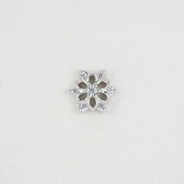 Snowflake tops with Genuine diamonds