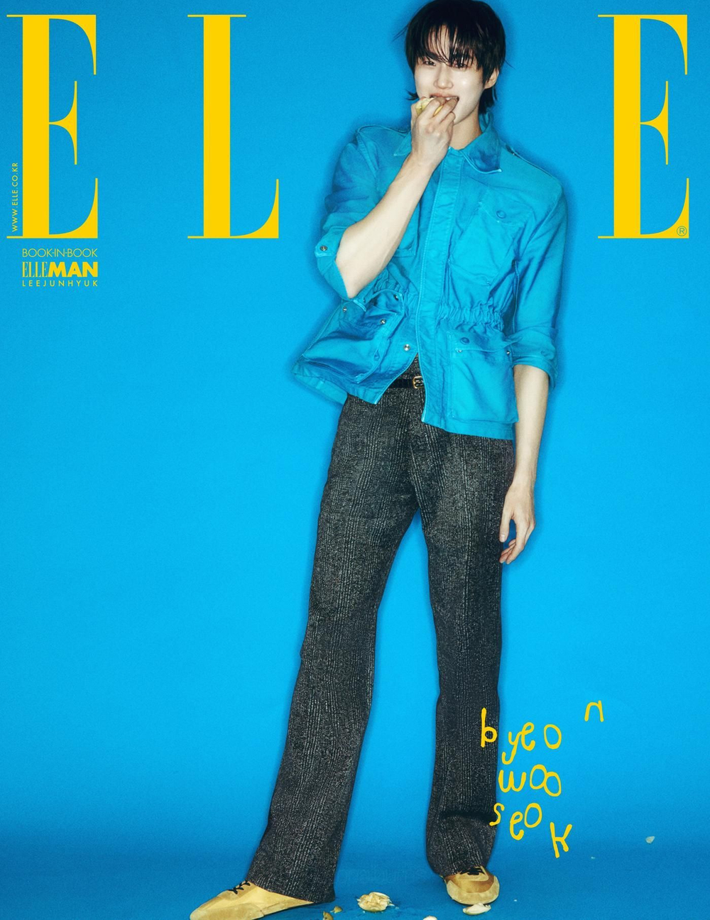 публикация ELLE - 2025.03 BYEON WOO SEOK H Type
