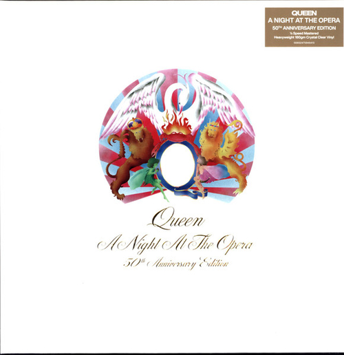 Queen - A Night At The Opera - 50th Anniversary Edition  - Half Speed Mastered, Crystal Clear LP