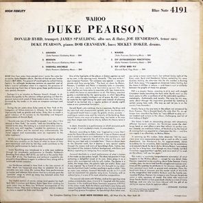 Duke Pearson / Wahoo (LP)