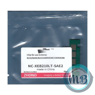 Чип UNItech для картриджа Xerox 106R04348, B210/B205/B215 (3K) Zhono
