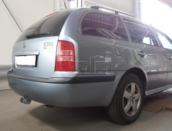 Оцинкованный фаркоп на Skoda Octavia I седан/универсал 1998-2004, Octavia Tour 2004-2010 (без электрики), Galia S085C