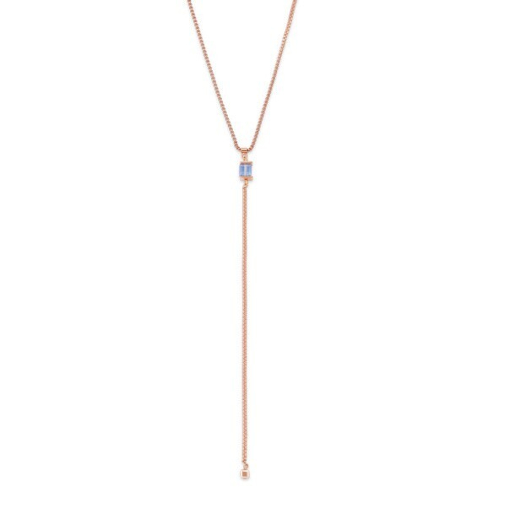 Колье Coeur de Lion Light Blue 5003/10-0720 цвет синий, золотой