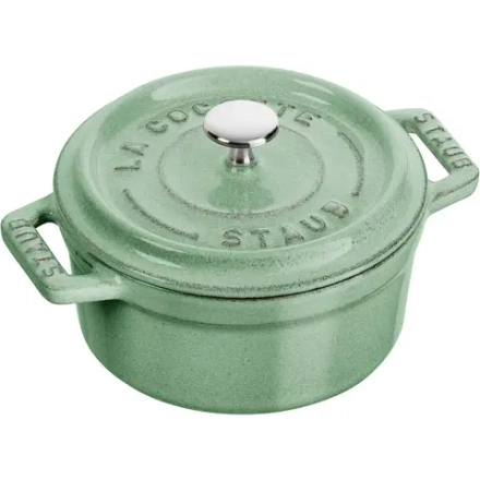 STAUB Мини-кокотница 10 см чугунная кастрюля 250 мл мята
