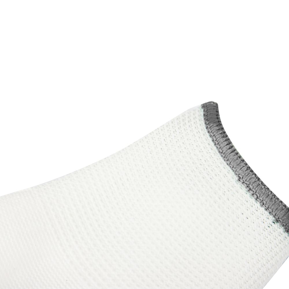 WDK-PU01W/XL/10, 10 пар, размер XL, Перчатки БЕЛЫЕ защитные эластичные из нейлона с полиуретановым покрытием