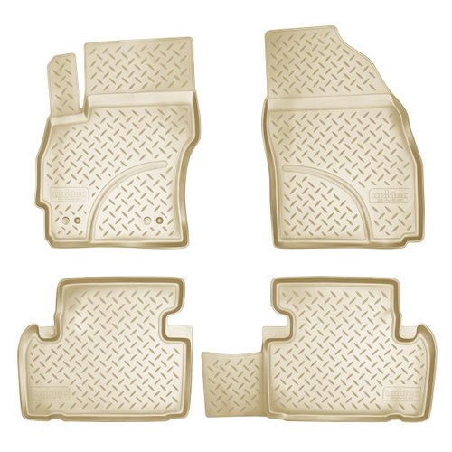 Ковры в салон Norplast/Unidec для Mazda 5 (2010-)Полиуретан,Бежевый, арт.NPL-Po-55-051-B