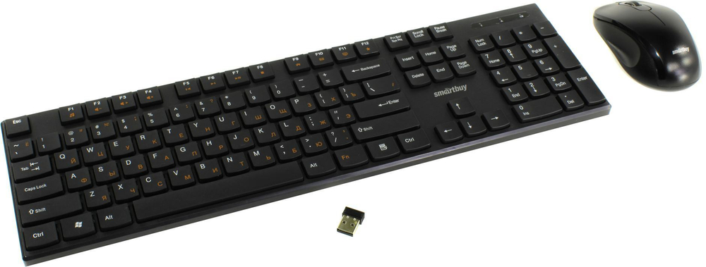 Клавиатура+мышь Smartbuy SBC-240385AG-K ONE (беспроводной набор)