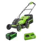 Аккумуляторная газонокосилка Greenworks GD40LM361K8 40В (1 x 8 Ач, Быстрое ЗУ) нож 36 см, 2520807U8F