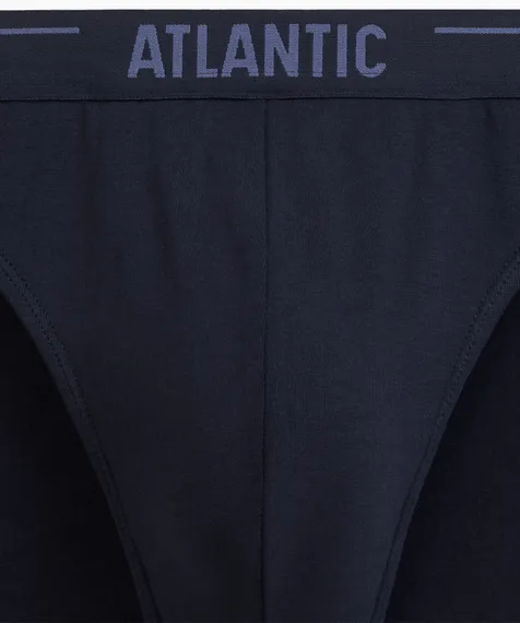 Трусы (5шт) мужские слипы спорт Atlantic, 5SMP-004, хлопок, темно-синий
