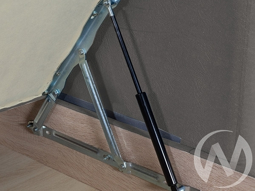 Диван угловой Марсель (ДУ) FROZEN 05 (серый с мелкими разводами)