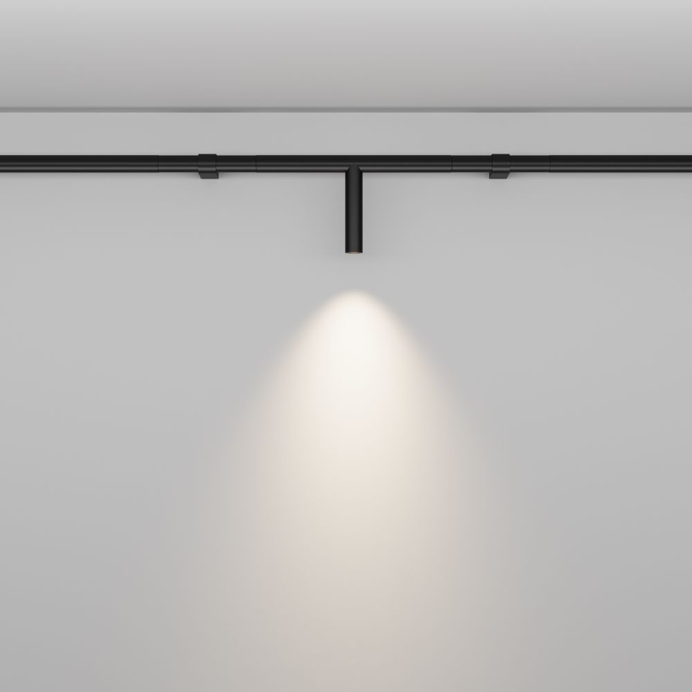 Трековый штанговый светодиодный светильник Maytoni Axity   C102CL-3W3-6K-B