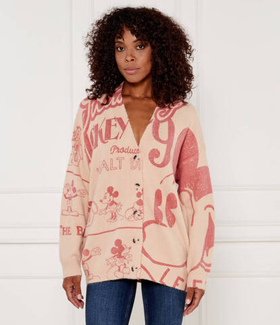 Кардиган DESIGUAL &amp; MICKEY MOUSE Desigual - бежевый(24WWJF78)
