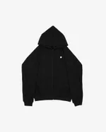 Худи One Two Zip-Up Logo утепленный черный