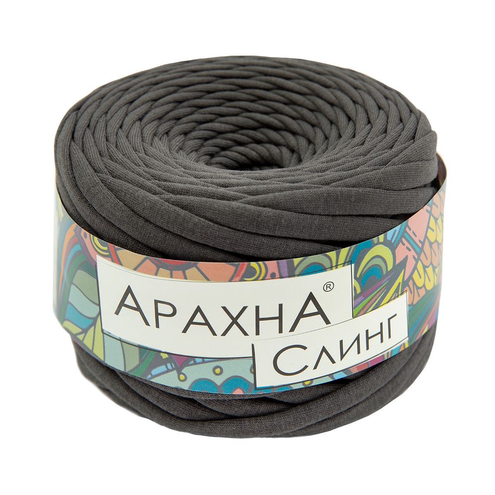 Пряжа Arachna Sling / уп.6 мот. по 150г, 50 м, 50 т.серый Пряжа Arachna Sling / уп.6 мот. по 150г, 50 м, 50 т.серый