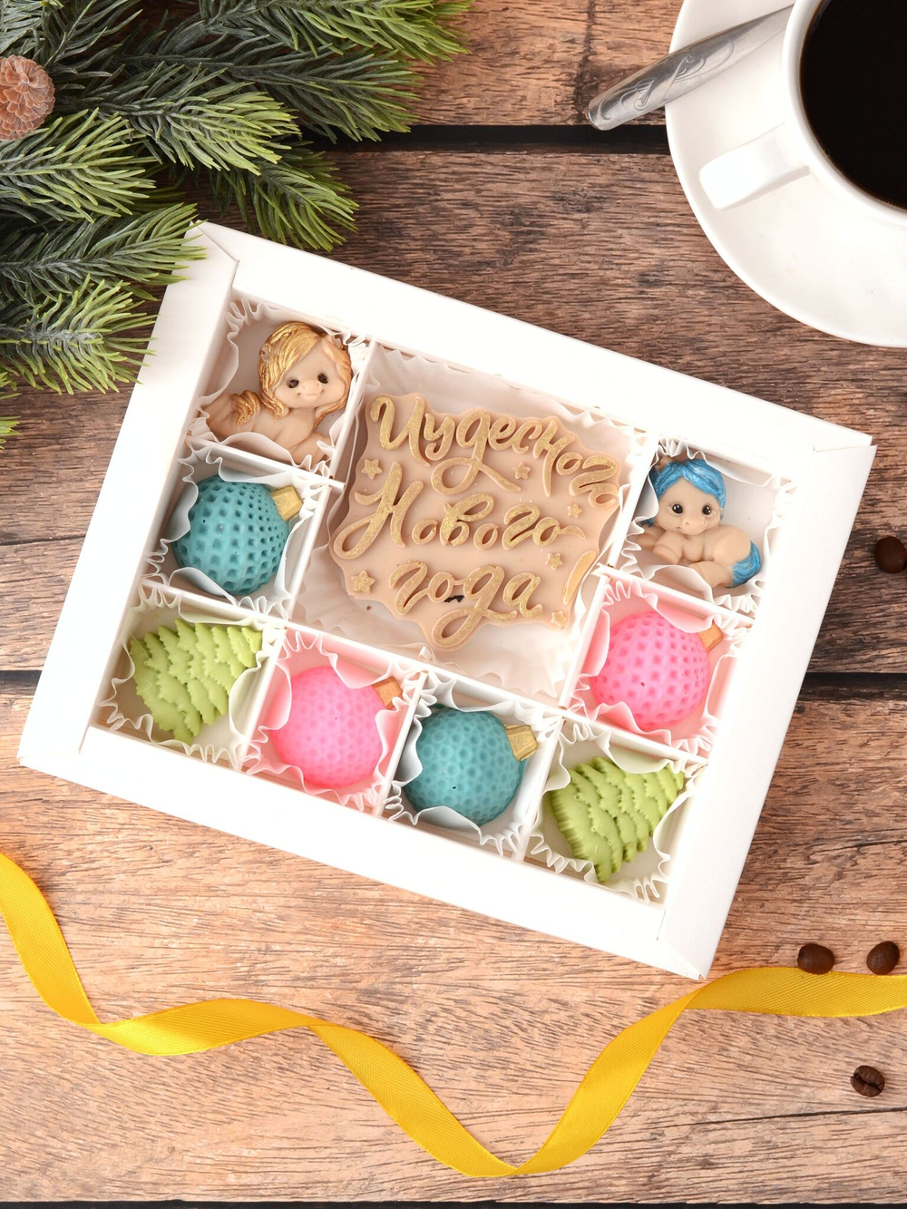 Подарок с символом года "Чудесного Нового Года" с лошадками #5