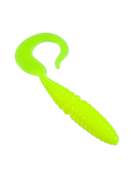 Приманка ZUB-TWIST  50мм(2")-10шт, (цвет 301) желтый