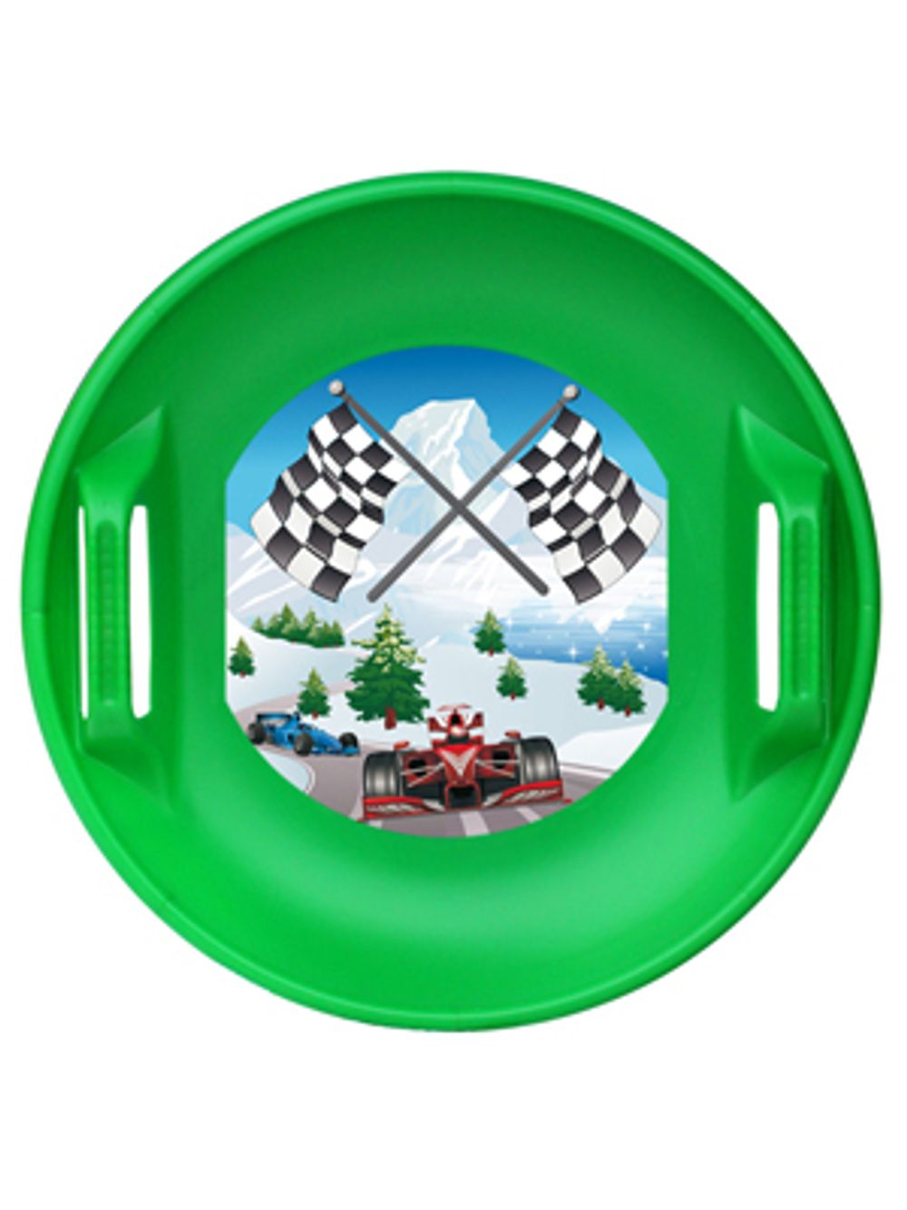 Ледянка пластиковая "Форсаж", с рисунком