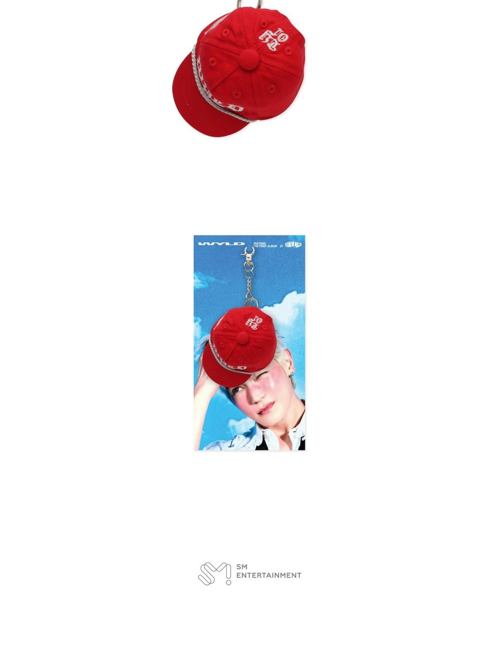 (ПРЕДЗАКАЗ) товары TAEYONG - WYLD 1st ALBUM OFFICIAL MD CAMP CAP KEYRING