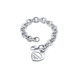 Браслет из серебра со звеньями,Tiffany 🩷 Love return