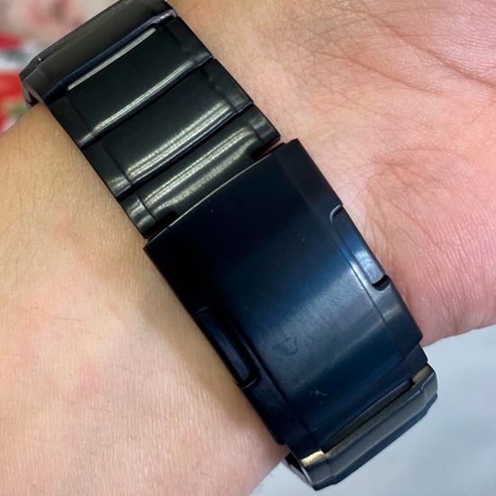 Браслет стальной QuickFit 22 мм для Garmin Fenix 7 / 6 / 5, Forerunner 935 / 945 / 955, instinct, instinct 2, Epix Gen 2 быстросъемный