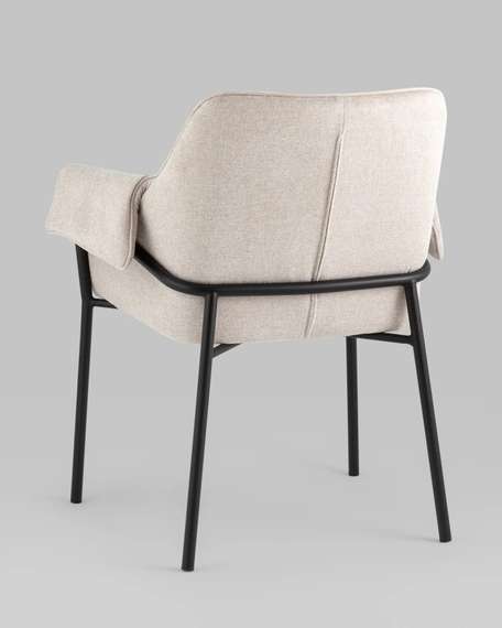 Стул-кресло Luras бежевая рогожка