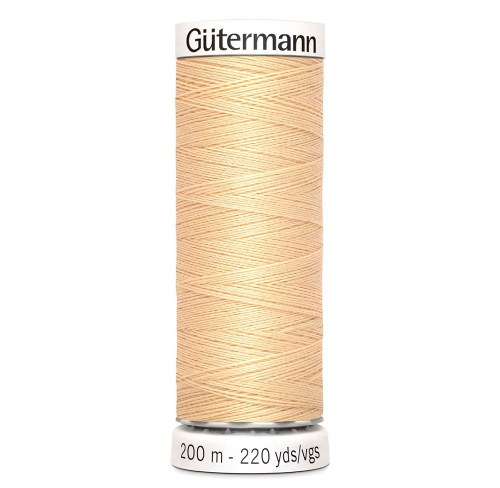 Нить Sew-All 200 м, Gutermann, 006 кремово-бежевый