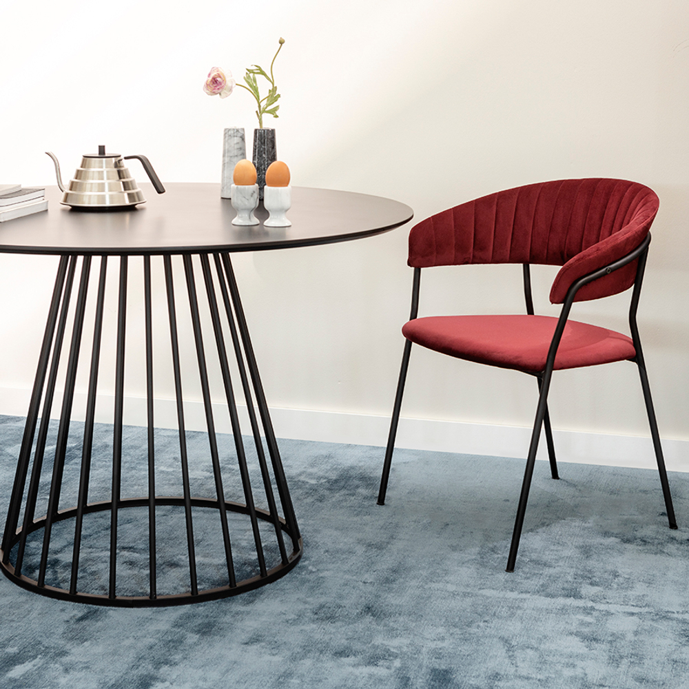 Стул Bergenson Bjorn Stefany, велюр, винный