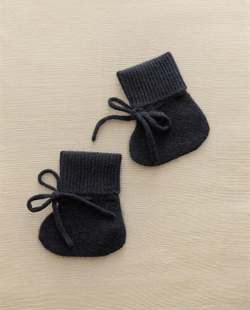 ZARA HOME ДЕТСКИЕ ПИНЕТКИ ИЗ КАШЕМИРА, СИНИЙ