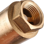 Клапан обратный STOUT - 1/2" (ВР/ВР, PN12, Tmax 100°C, затвор пластиковый)