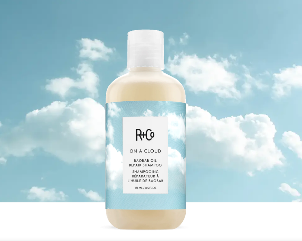 R+Co Шампунь На облаке для восстановления волос с маслом баобаба /On a Cloud Baobab Oil Repair Shampoo, 251 мл