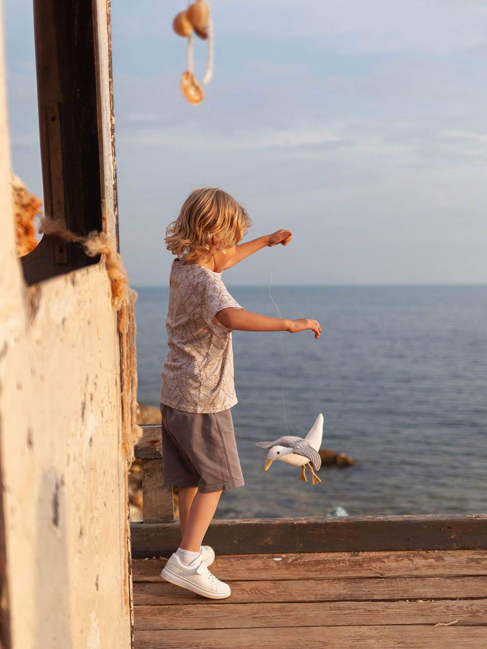 Шорты удлиненные Mjölk Fog/Mustard, сет 2 шт.