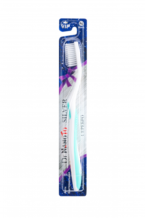 [Dr. Nanoto] Зубная щетка с наночастицами серебра, цвет в ассортименте