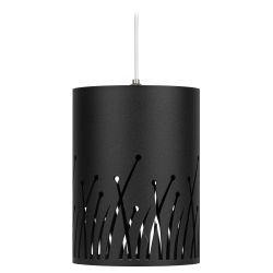 Светильник подвесной (подвес) ЭРА PL30 BK цоколь GX53 потолочный цилиндр черный | Подвесные светильники