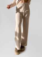 Костюм трикотажный Prevalent из свитера с высоким горлом и широких штанов на резинке