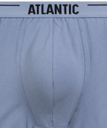 Мужские трусы шорты Atlantic, набор из 5 шт., хлопок, графитовые + голубые+ деним + индиго + темно-зеленые, 5SMH-004