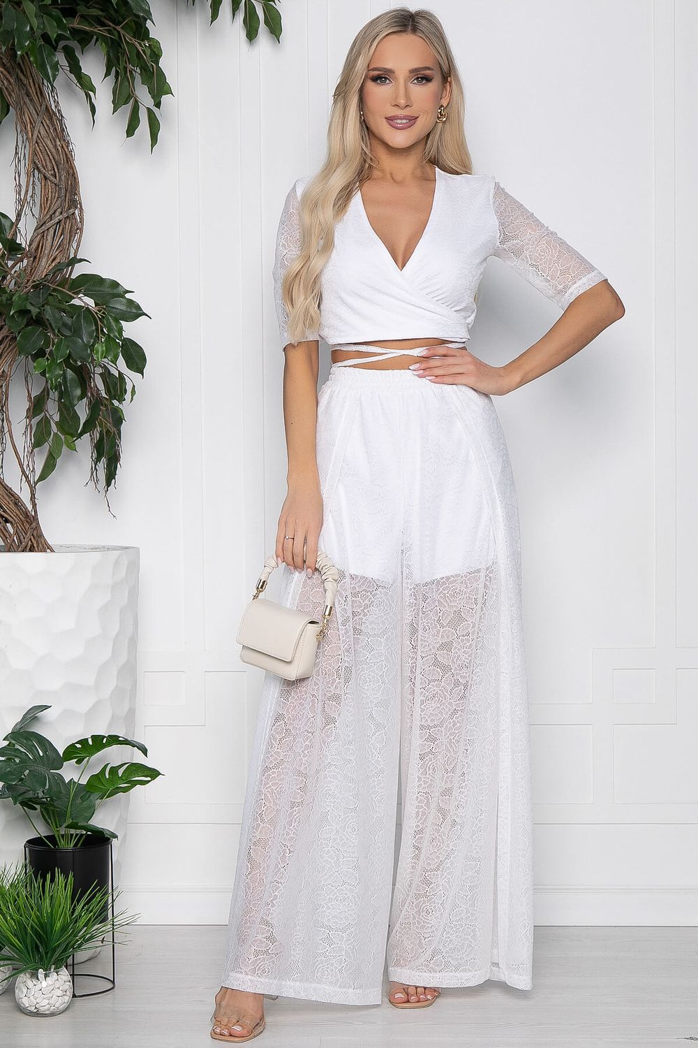 Костюм Кружевная страсть (белый) К10495 LT Collection