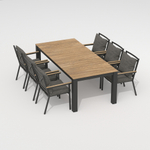 Стол обеденный ТЕЛЛА XL из тика 300x100